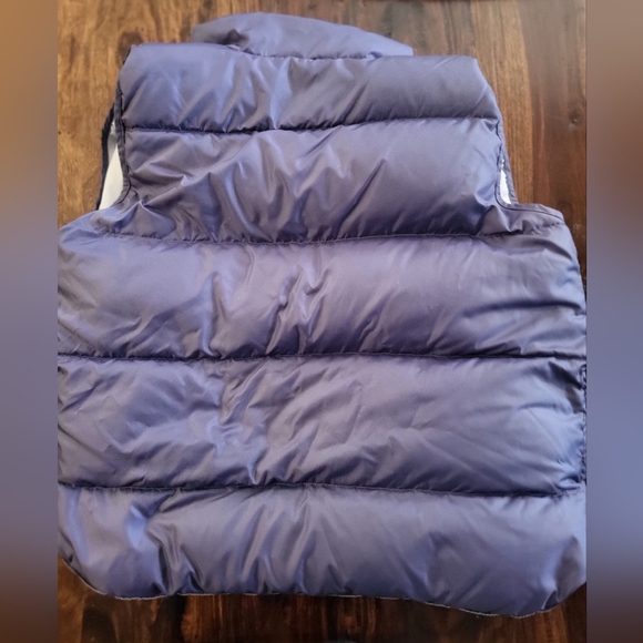 EDDIE BAUER WOMEN'S SZ L REVERSIBLE Purple Puffer Vest EXCELLENT COND - Picture 6 of 6